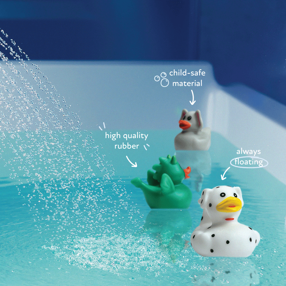 LUMI Bathtime Rubber Ducks (3 Pack) - LUMI Sleep